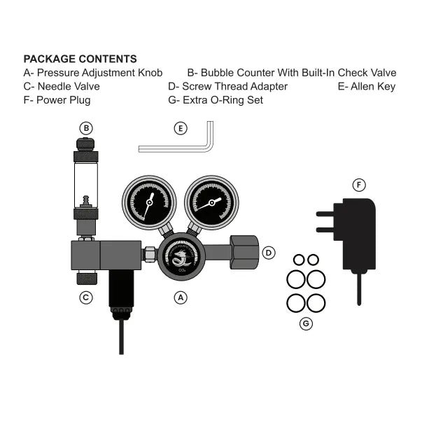 CHIHIROS - CO2 Regulator Pro solenoid with option for App Control