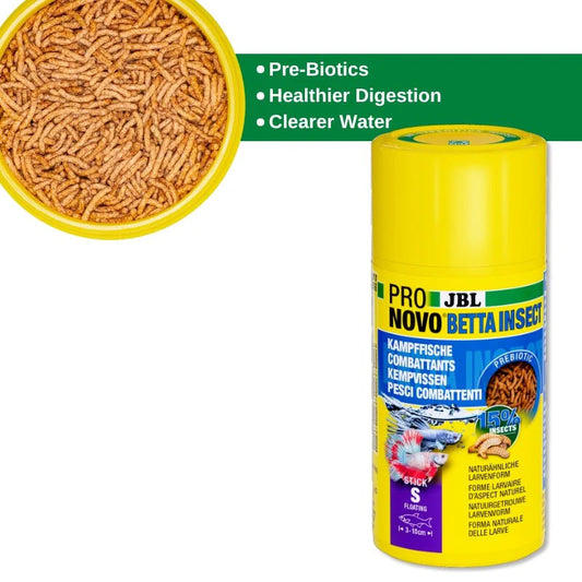 JBL ProNovo Betta Insect Stick S (insect treat for bettas)