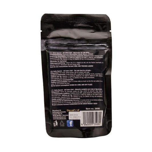 DiscusFood Betta Special - Premium Betta Food - Color Enhancer (50g)