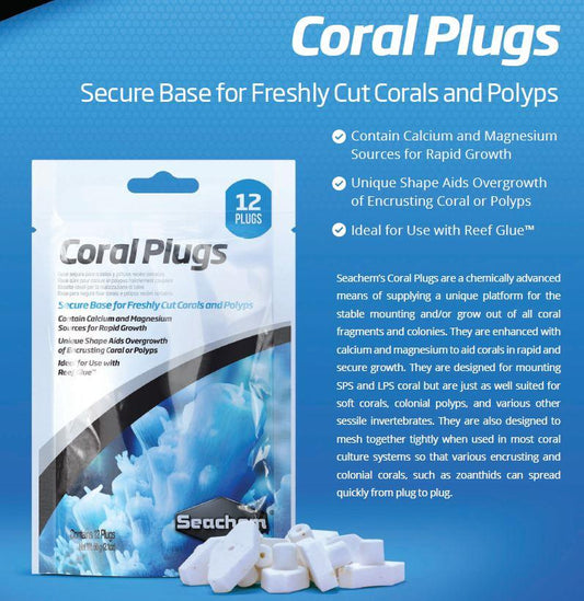 Seachem Coral Plugs