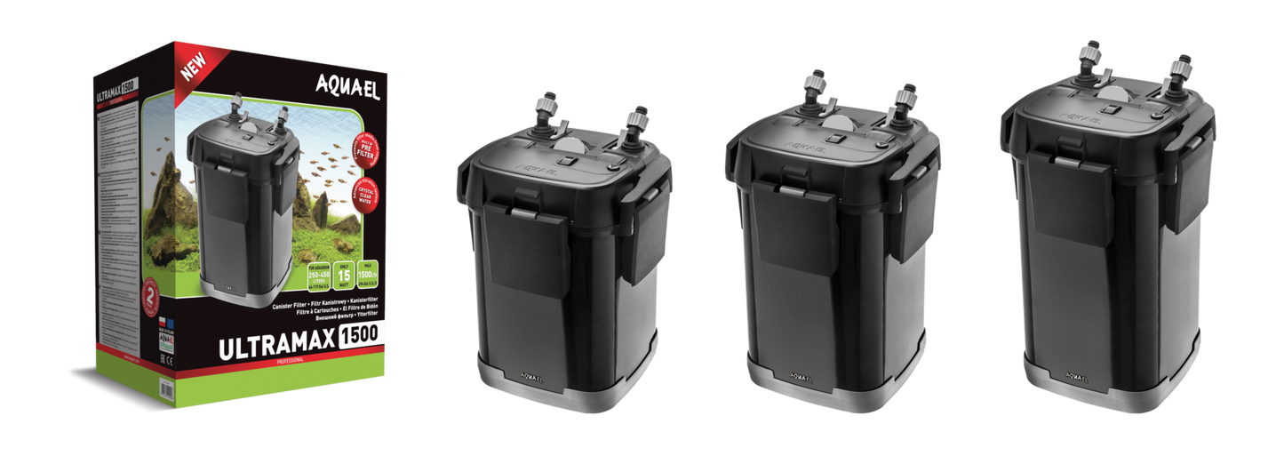 AquaEL ULTRAMAX Canister Filter 1000, 1500, 2000