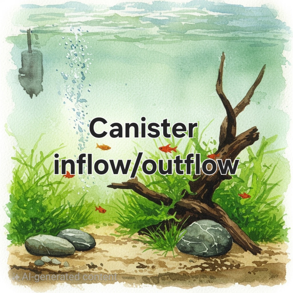Filter inflow/outflow