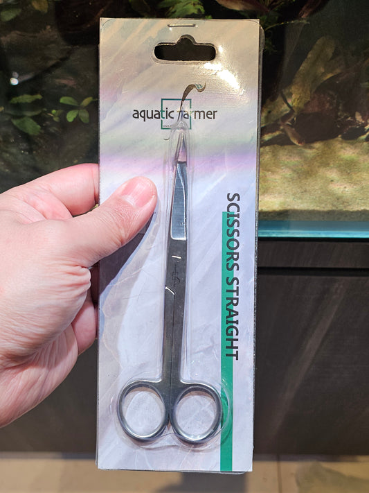 Short Scissors (15cm) by Aquatic Farmer - Stainless Steel Aquascaping Tools 2.0 (Surgical Grade)