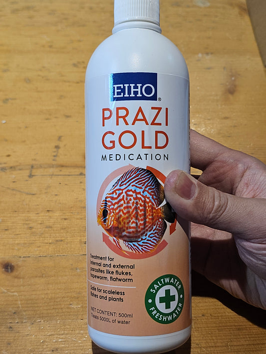 EIHO Prazigold for internal and external fluke (120ml,250ml,500ml)