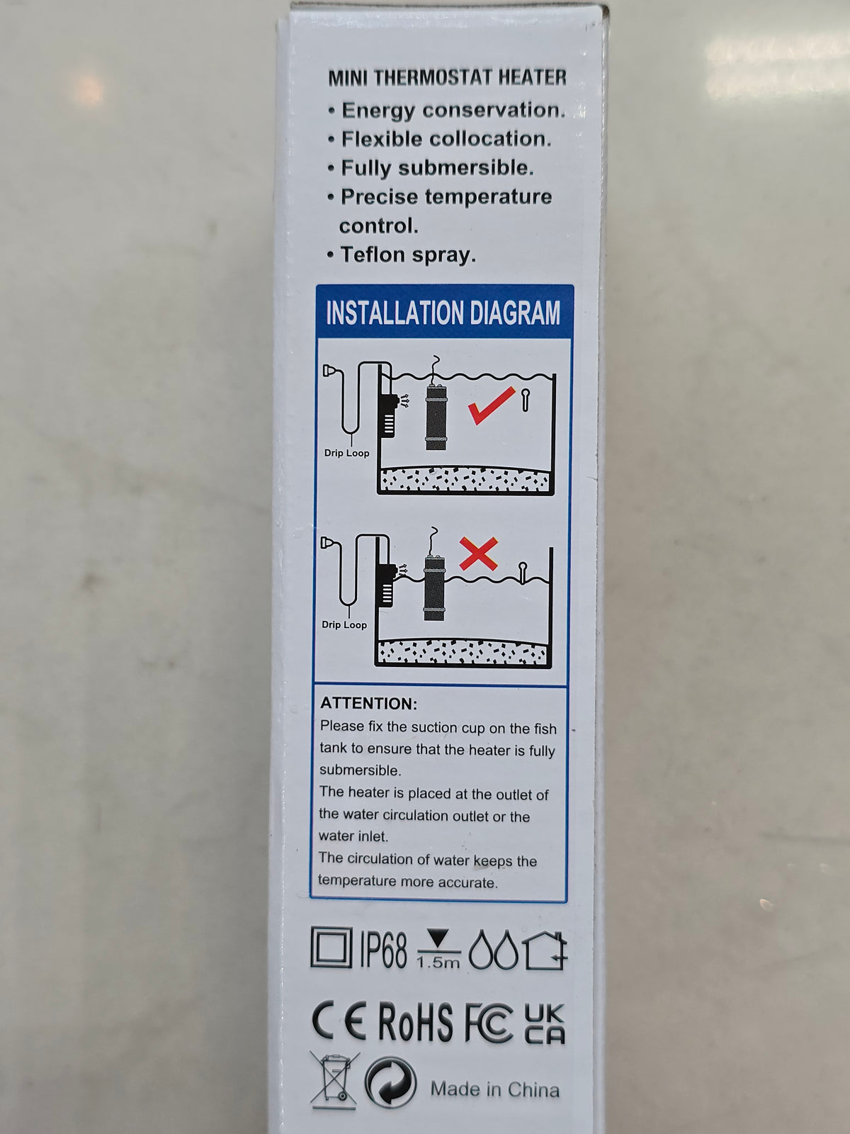Seabillion Mini Thermostat Heater 50watts