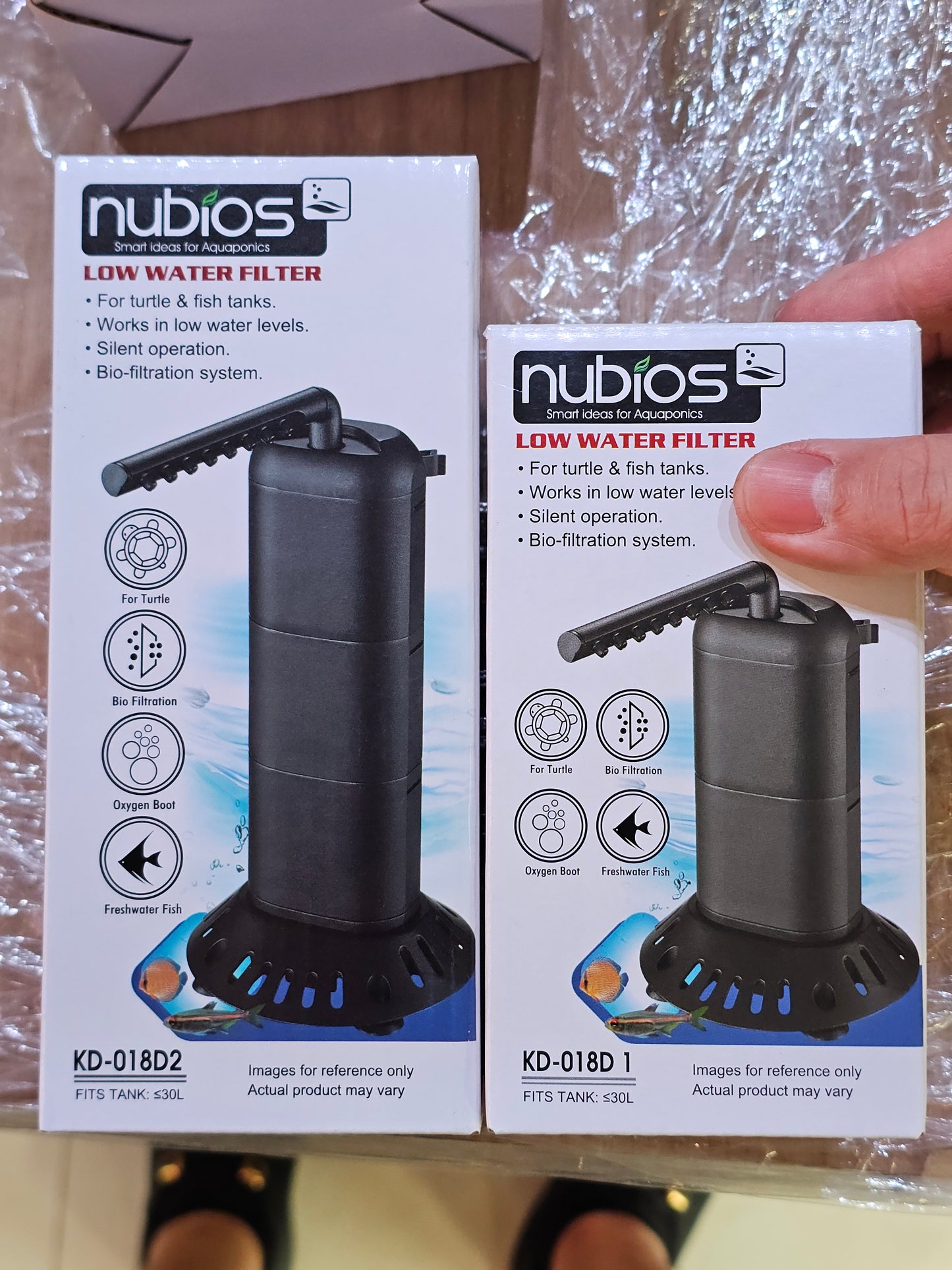 Turtle tank low water filter by nunios
