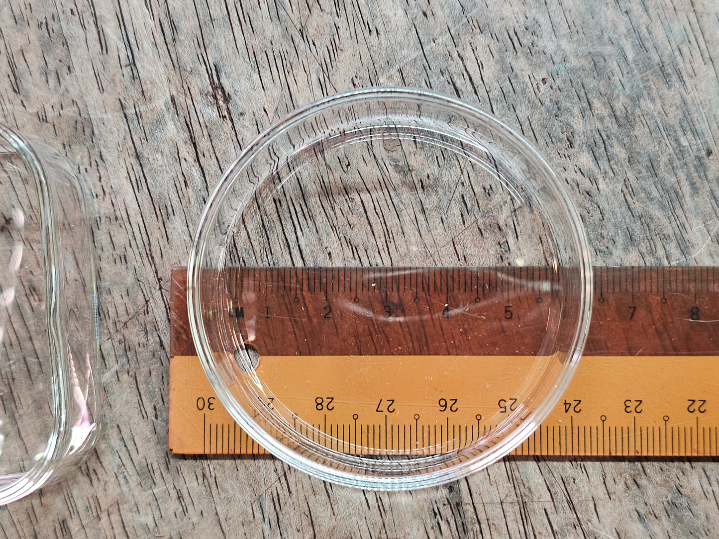 JBJ Glass feeding tray 6cm square/round