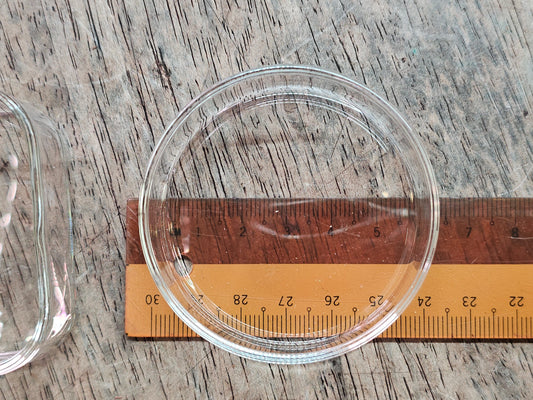 JBJ Glass feeding tray 6cm square/round