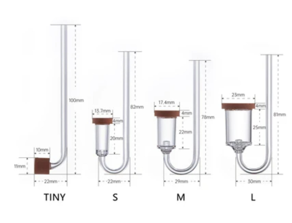 Chihiros Nano CO2 Diffuser (tiny/S/M/L)