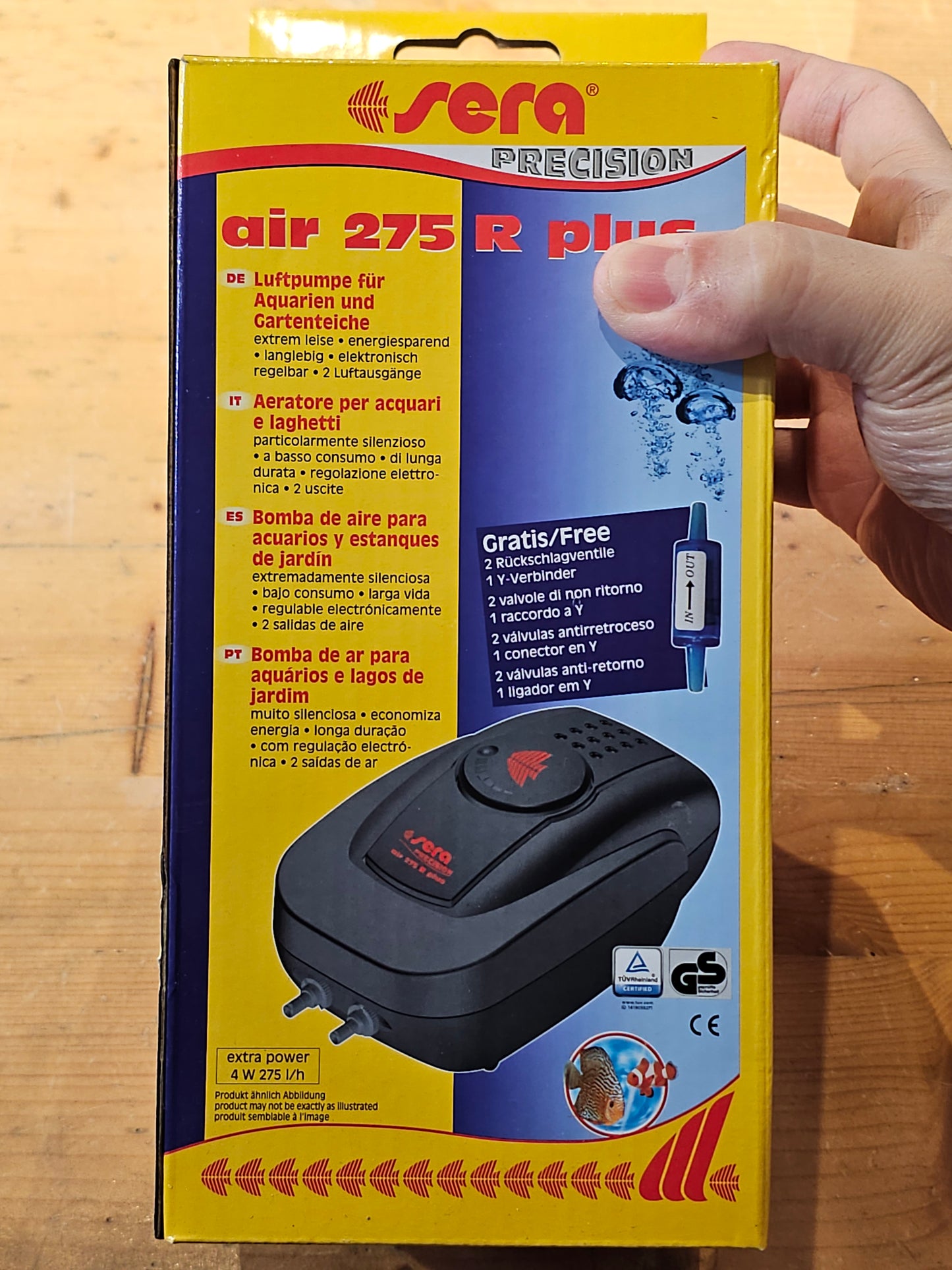 Sera air 275 R plus airpump