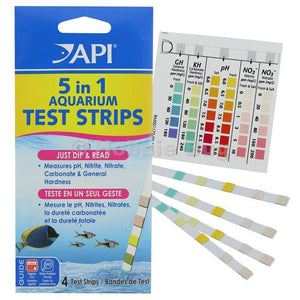 API 5-In-1 Aquarium Test Strips