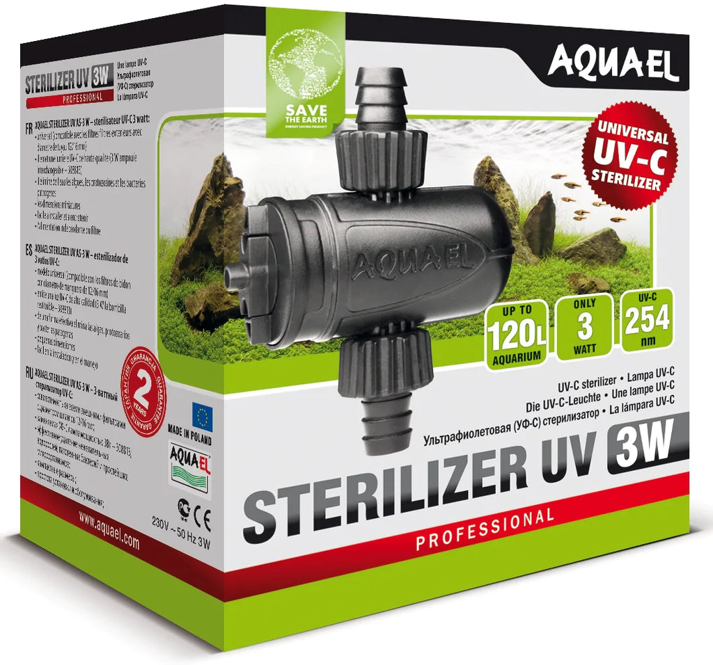 AQUAEL UV Sterilizer 3w