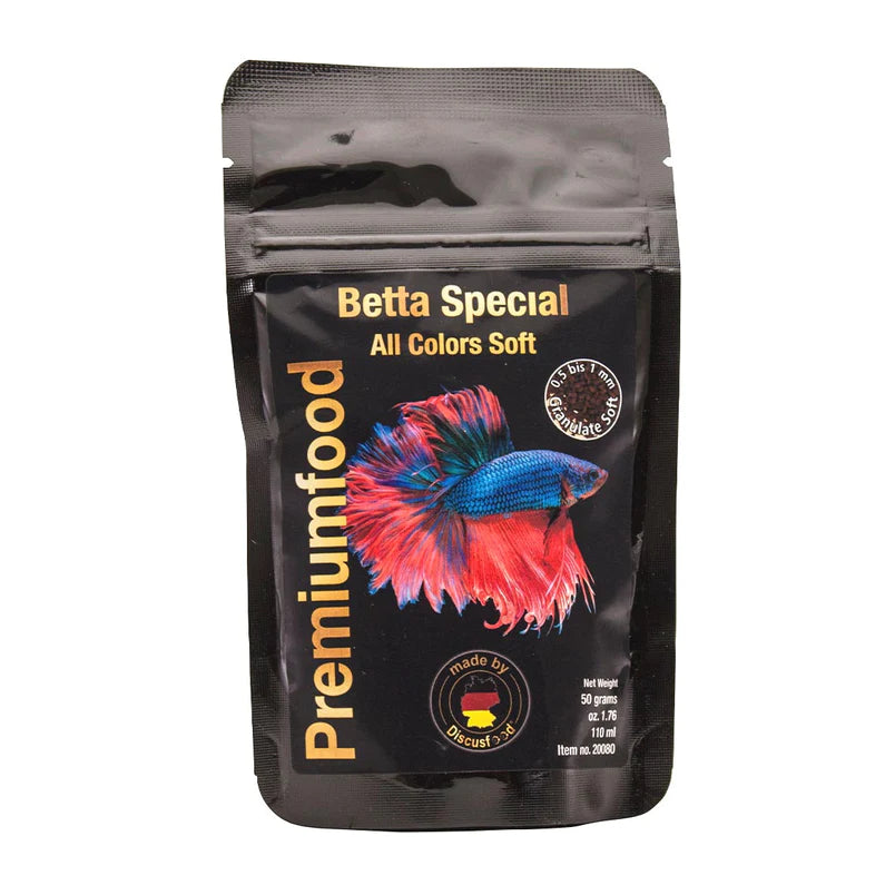 DiscusFood Betta Special - Premium Betta Food - Color Enhancer (50g)