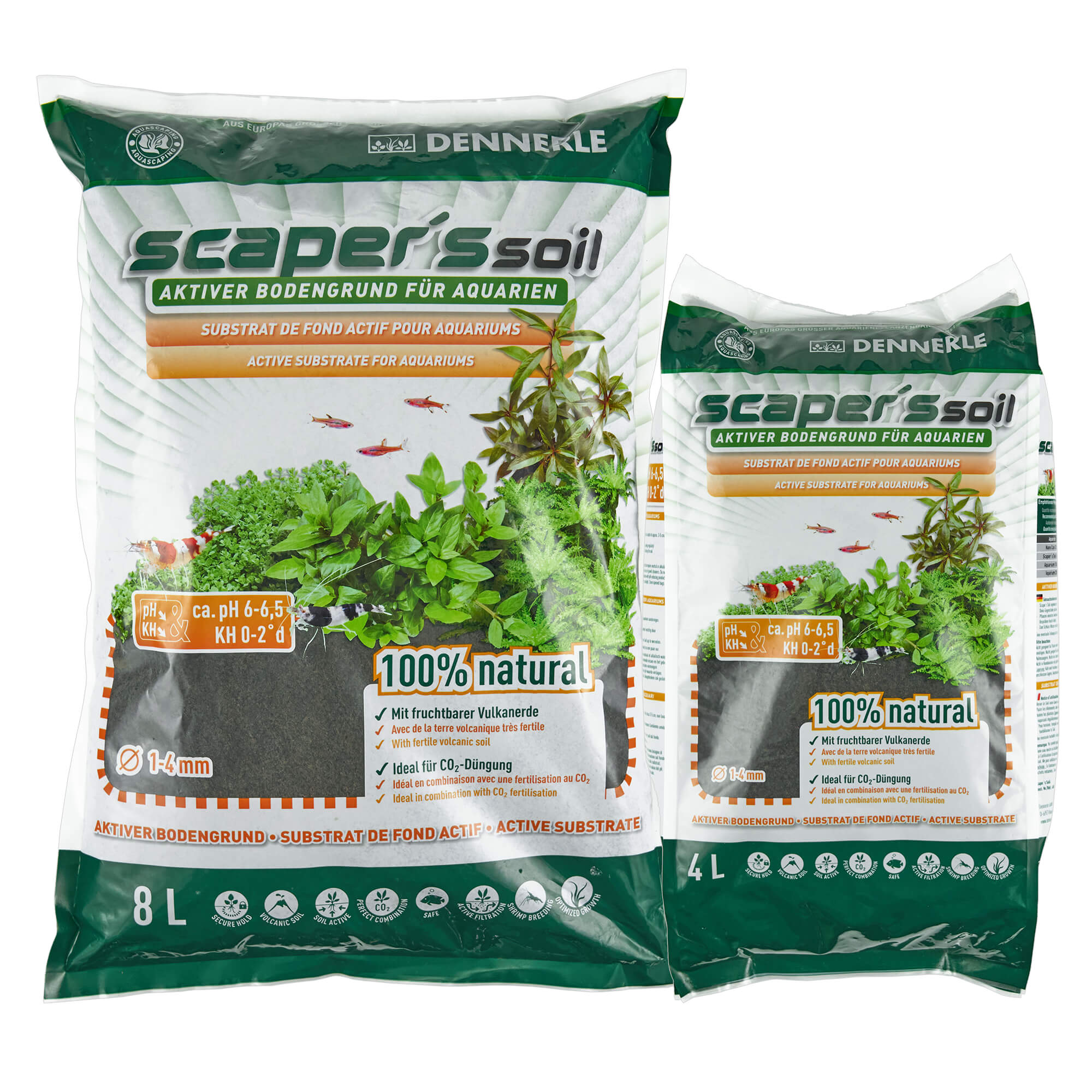 Dennerle Scaper's Soil est un sol technique 100% naturel.
