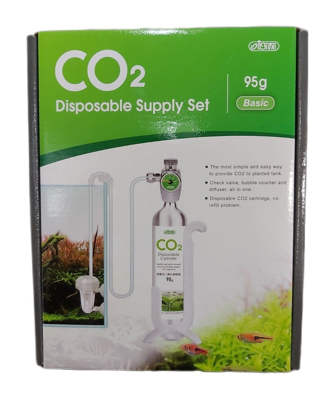ISTA CO2 DISPOSABLE SUPPLY SET 95g – Aquatic Avenue Online Store